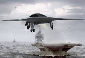 X-4B7 새로운 미국 해군 UAV가 첫 비행을했다.