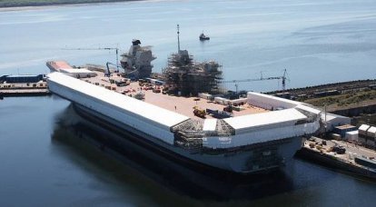 The decks of the latest British aircraft carriers Queen Elizabeth and Prince of Wales are coated with a special heat-resistant layer for resistance to jet jets F-35B