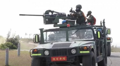 O comando das tropas taiwanesas ameaçou a China com um contra-ataque caso o exército chinês desembarcasse na ilha