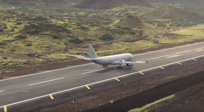 영국 비행기는 Ascension Island를 우회하여 포클랜드로 이동합니다.