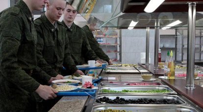 Em dezembro, o exército russo vai passar para o "buffet"