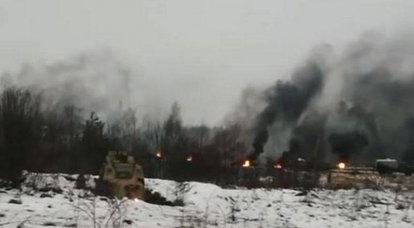 Российская артиллерия накрыла под Бахмутом колонну украинской техники с резервами для группировки ВСУ