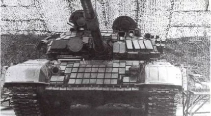 애프터 버너를 T-72B 탱크에 고정하려고 한 방법