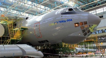 Die dritte Produktionsserie Il-76MD-90A ist vollständig zusammengebaut und wird zur Lackierung geschickt
