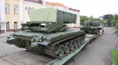 El Ministerio de Defensa recibió un lote de sistemas de lanzallamas pesados ​​modernizados TOS-1A "Solntsepёk"