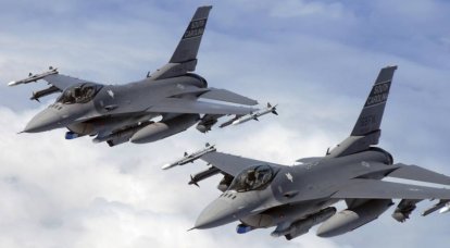 В американском небе столкнулись два истребителя F-16