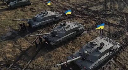Tanques británicos Challenger 2 entregados a Ucrania avistados en la región de Zhytomyr