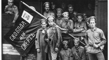 1917-Jahr. Rote Garde von St. Petersburg und Moskau. 4-Teil