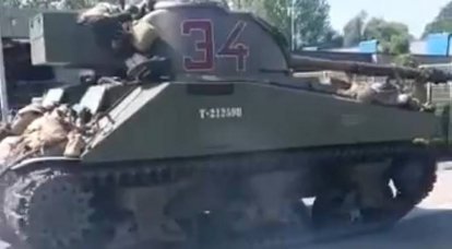 Протестующие в Нидерландах фермеры выкатили танк «Шерман»