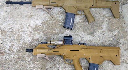 In Poland, created their own assault rifle MSBS-5,56