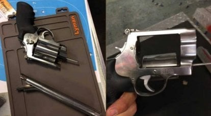 Револьвер S&W калибра .50 взорвался в руках