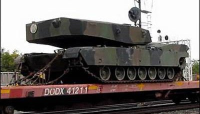在互联网上发布了一个新美国坦克原型的视频