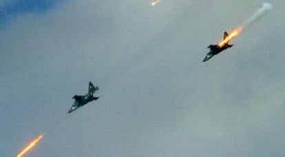 Su-25-Kampfflugzeug "schoss" unter Tver