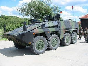 La Bundeswehr recibió el primer Boxer BTRs.