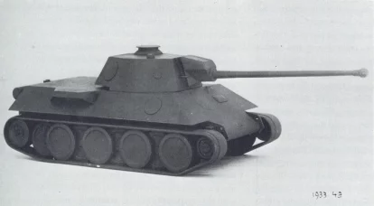 디젤 "팬더" 다임러-벤츠. 그냥 T-34의 복사본?