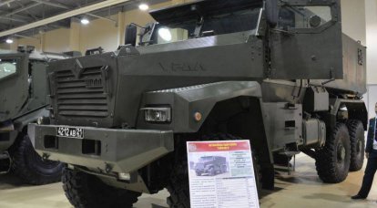 Innovationstag des südlichen Militärbezirks: Panzerwagen Ural-63095 "Typhoon-U"