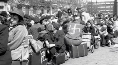 Депортация голых немцев из Чехословакии