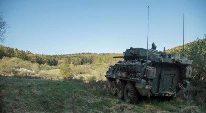 Hat ein Video mit dem neuesten gepanzerten Fahrzeug Stryker A1 MCWS veröffentlicht
