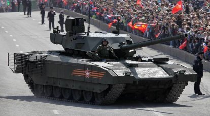 "Armata"와 전임자. 새로운 탱크에있는 오래된 프로젝트의 아이디어