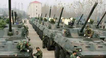 Monture d'artillerie automotrice chinoise "PLL05" - un clone du canon automoteur soviétique "Nona"