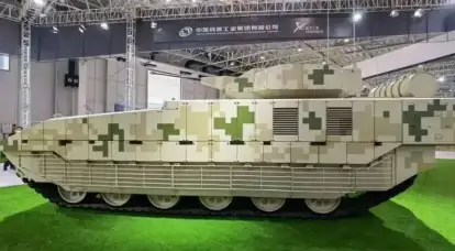 A shot of a modification of the Chinese VN20 infantry fighting vehicle with a new gun and automatic loader has appeared