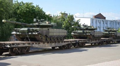 Omsktransmash handed over to the military ahead of schedule a large batch of modernized T-80BVM tanks