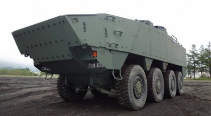 Проект Wheeled Armoured Vehicle (Improved). Перспективный бронетранспортер для Сил самообороны Японии