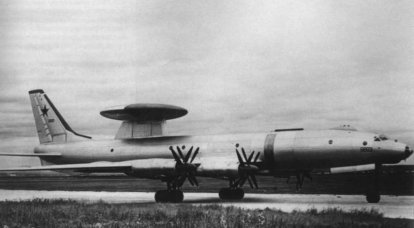 Tu-126. 국내 최초의 항공기 AWACS