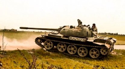 Сирийцы засняли прямое попадание в Т-55 боевиков «ан-Нусры»