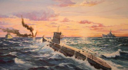 Das Kunststück des U-Bootes "Evangelista Toriccheli" im Roten Meer
