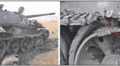 Parfois, ils frappent de part en part : bombardements du T-54 avec des obus cumulés de « Gvozdika », « Malyutka » et du char T-72