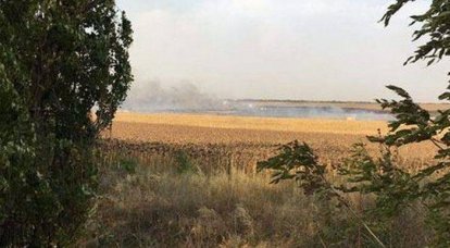 В Донецкой области загорелся склад боеприпасов