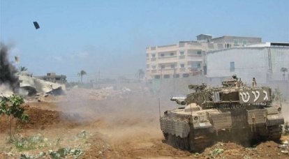 Танк израильской армии обстрелял позиции "ХАМАС" в Газе