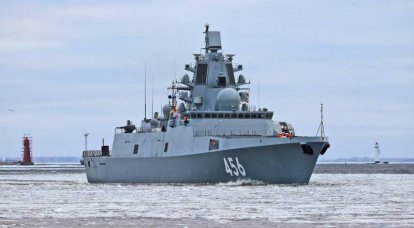 The frigate Admiral Golovko, which completed state tests, returned to the Severnaya Verf shipyard for inspection before transfer to the fleet