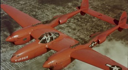 Лишнее водоизмещение истребителя P-38 "Лайтнинг"