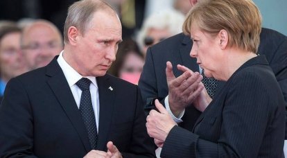 Путин, Меркель и Украина