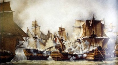 Some technical details of the Battle of Trafalgar