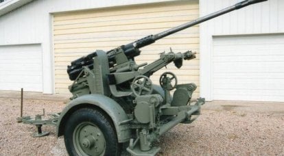 战后使用德国37毫米自动高射炮