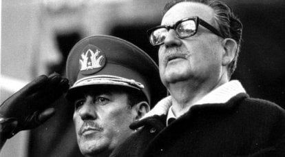 Salvador Allende and Augusto Pinochet
