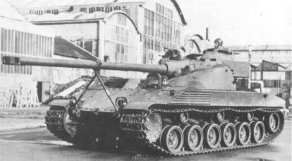 Batignolles-Chatillon Char 25T: танк с качающейся башней