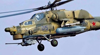 巴尔米拉附近的俄罗斯直升机的工作击中了视频