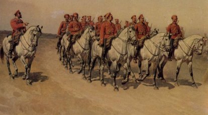 Hussar Life Guards en llamas de la Gran Guerra