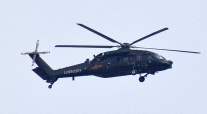 Китайский многоцелевой вертолёт Z-20 принят на вооружение НОАК