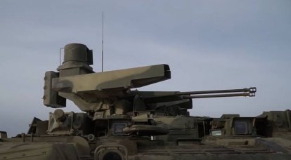 Güçlendirilmiş koruma BMPT "Terminatör", Ukrayna Silahlı Kuvvetleri tarafından kullanılan Batı tanksavar sistemlerinin darbesine dayanır
