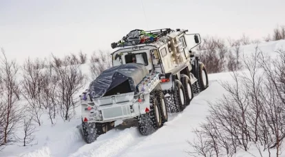 Kerekan pneumatik kanggo tentara Rusia: nanggepi tantangan Arktik