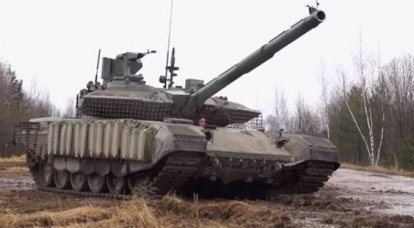 La cible pour les tests sur T-90M a choisi T-64