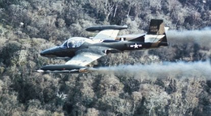 Lätt attackflygplan A-37 Dragonfly: ett framgångsrikt flygplan för sin nisch