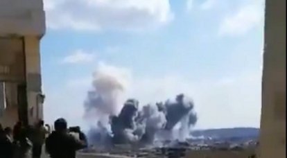 Pro-türkische Militante gaben ihre Waffen auf und drehten ein Video über den Streik der russischen Luftstreitkräfte