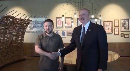 De presidenten van Oekraïne en Azerbeidzjan, die Russisch perfect kennen, spraken uitdagend in het Engels tijdens een bijeenkomst in Moldavië