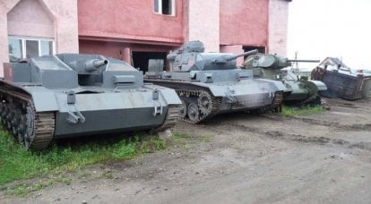 Blitzkrieg dönemi tankları (1'in bir parçası)
